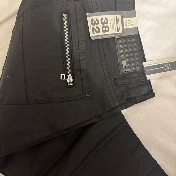 I.N.C Stockholm Skinny Fash Denim pants, Black Wash color - Picture 3 of 5